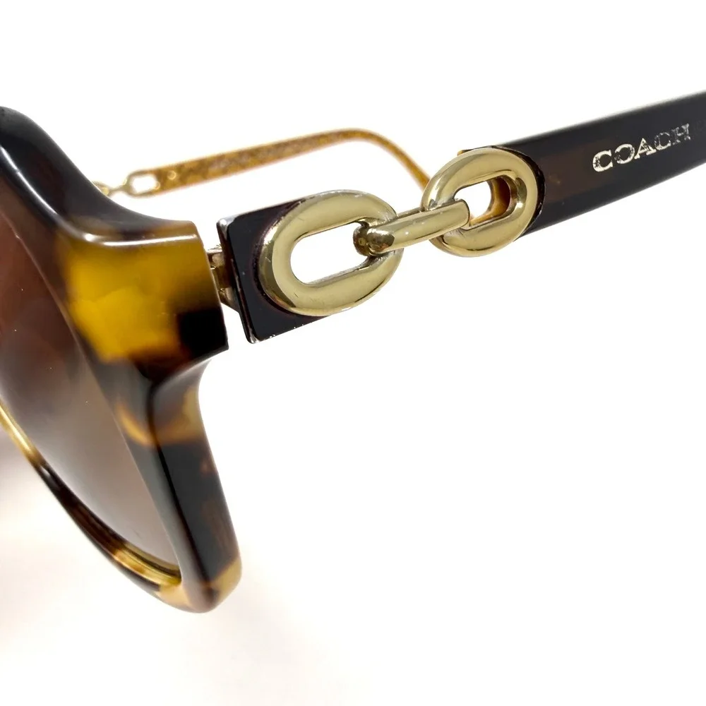 Coach Sunglasses FRAME ONLY HC 8104 L081 Ashley Spotty Tortoise 57-17-135mm